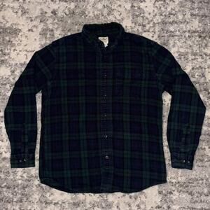 Vintage 00s L.L. Bean Plaid Button Up Shirt